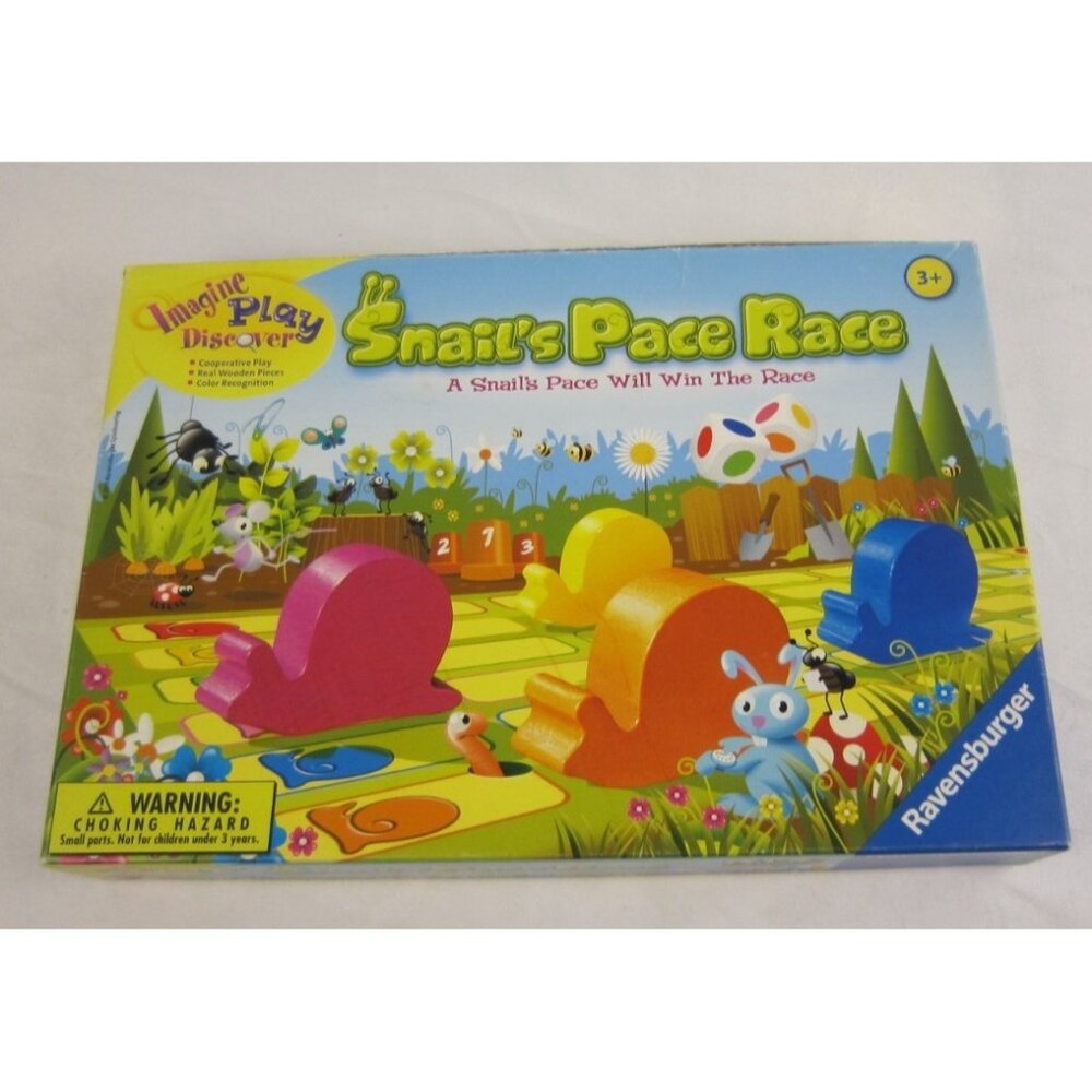 Ravensburger Snails Pace Race Board Game COMPLETE 2011